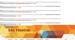 Desktop Screenshot of eduyonetim.com